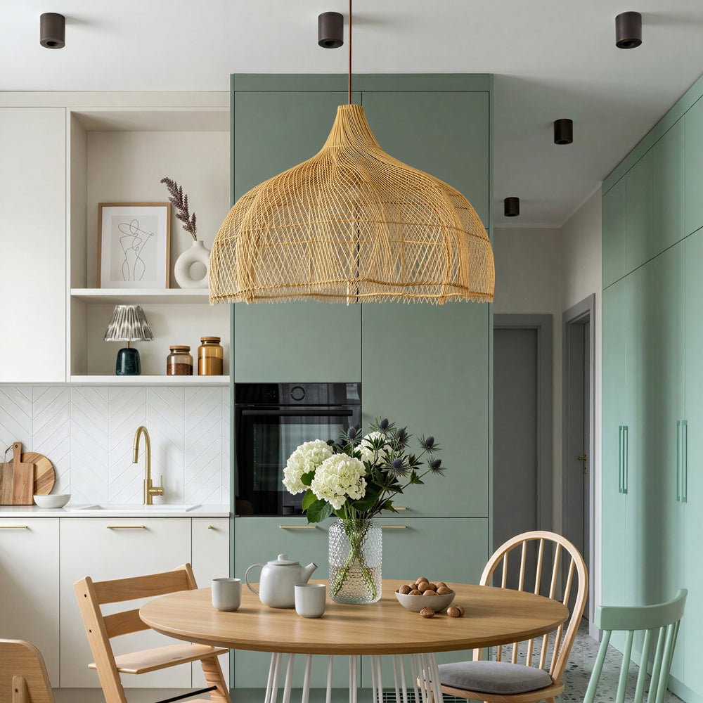 Pooky - Nestling Pendant - Natural Rattan