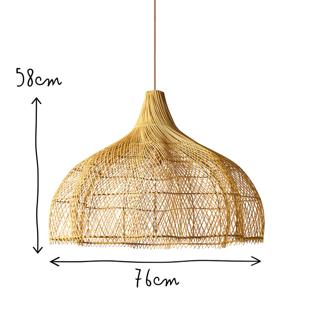Pooky - Nestling Pendant - Natural Rattan