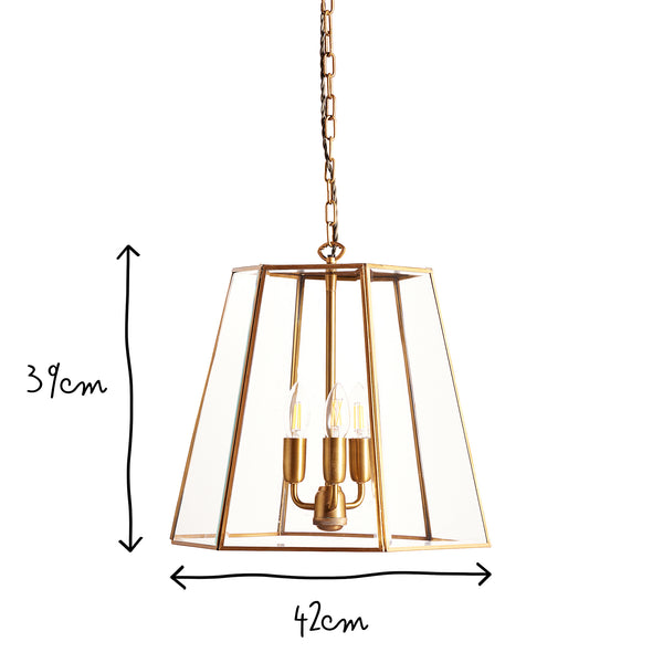 Pooky - Ophelia Pendant Light - Brass And Glass