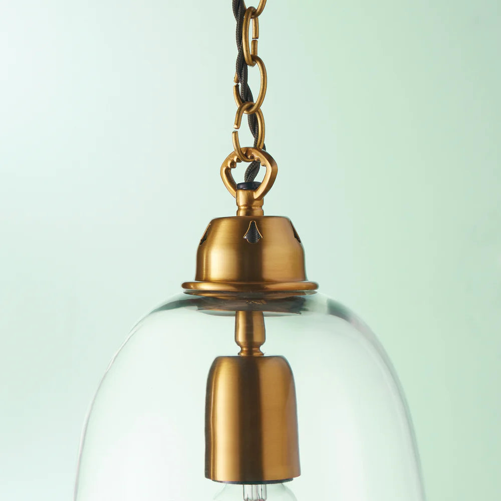 Pooky Smaller Percy Pendant Light in Clear Glass