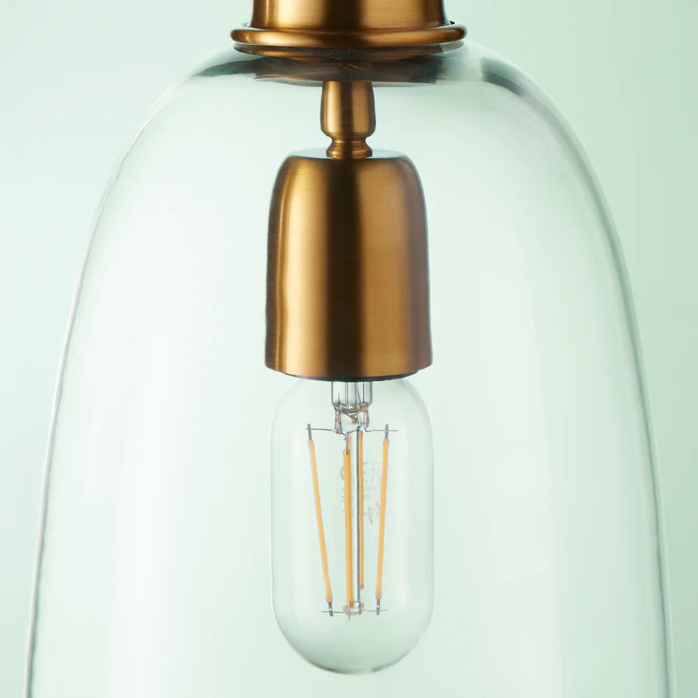 Pooky Smaller Percy Pendant Light in Clear Glass