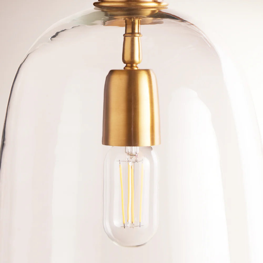 Pooky Regular Percy Pendant Light in Clear Glass