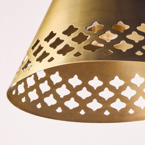 Pooky - Billie Rechargeable Pendant Light - Outdoor - Brass