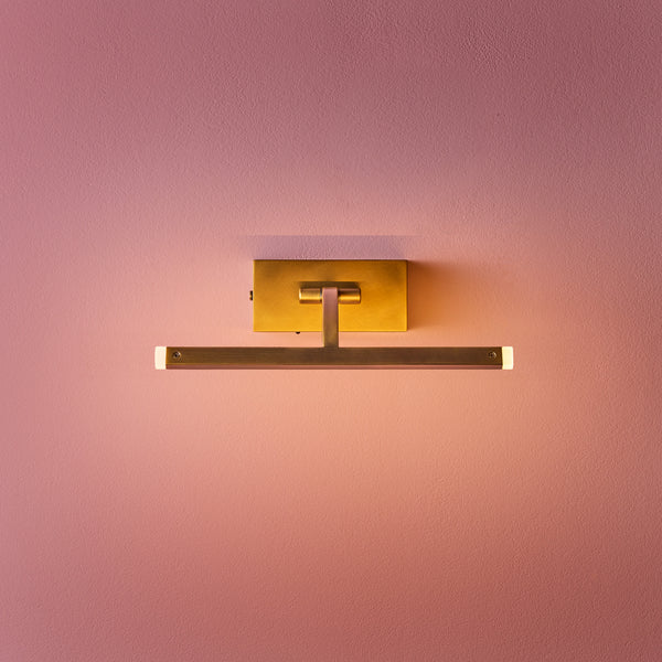 Pooky - Smaller Blake Rechargeable Picture Light - Brass