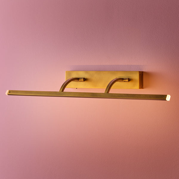 Pooky - Larger Blake Rechargeable Picture Light - Brass