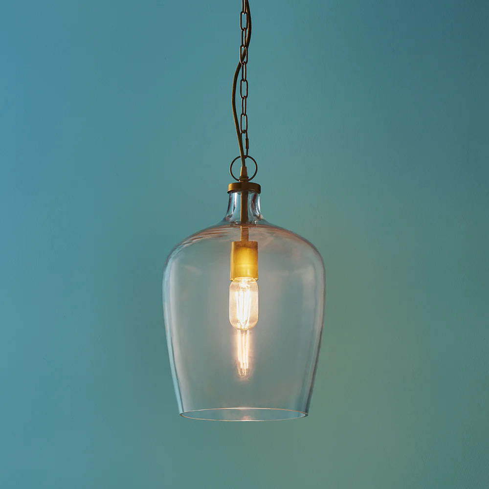 Pooky Rumeli Pendant Light in Clear Glass