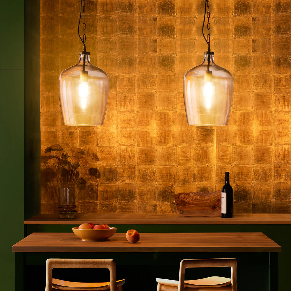 Pooky Rumeli Pendant Light in Clear Glass
