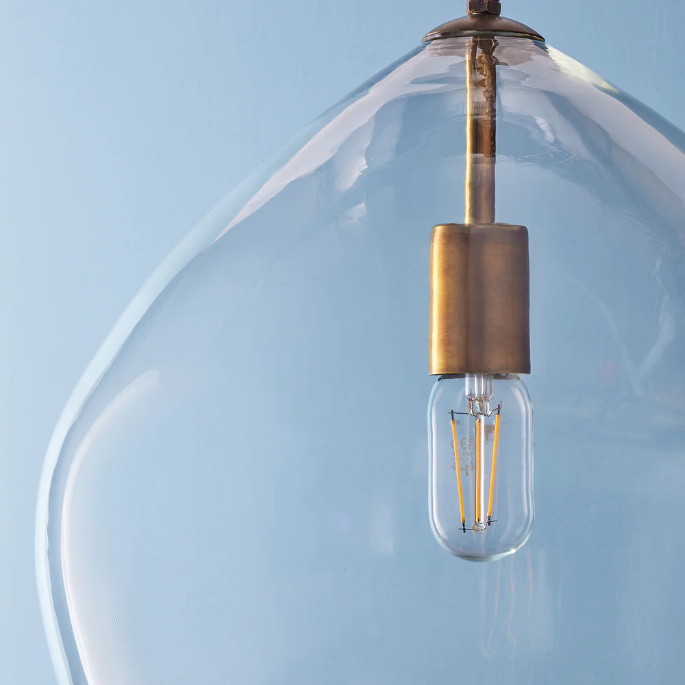 Pooky Saladin Pendant Light in clear glass