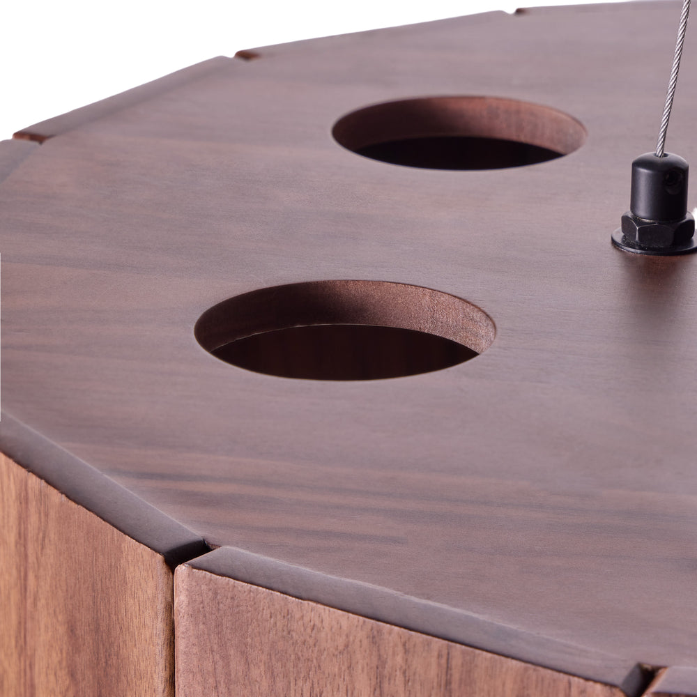 Pooky - Stave Pendant - Dark Walnut