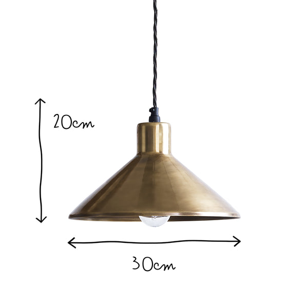 Pooky - Thea Pendant Light - Antique Brass