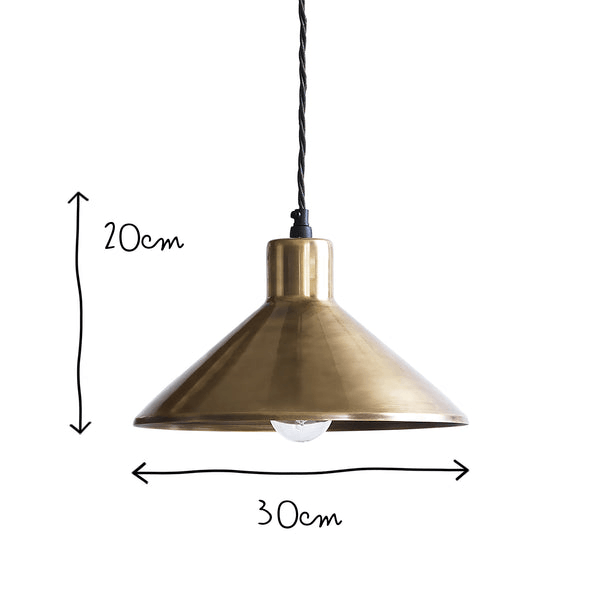 Pooky - Thea Pendant Light - Antique Brass