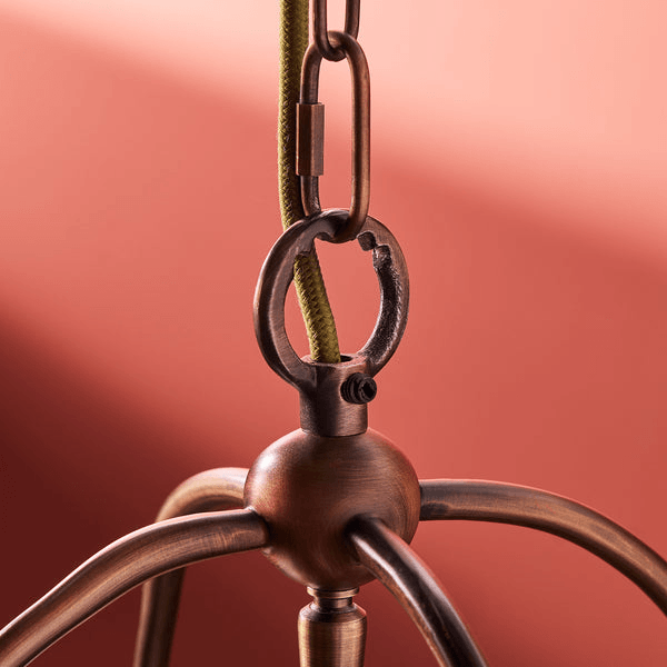 Pooky - Tang Pendant Light - Bronze And Glass