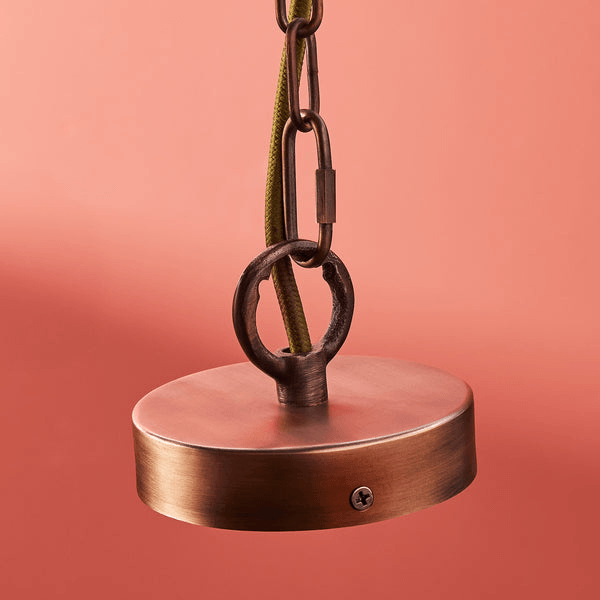Pooky - Tang Pendant Light - Bronze And Glass