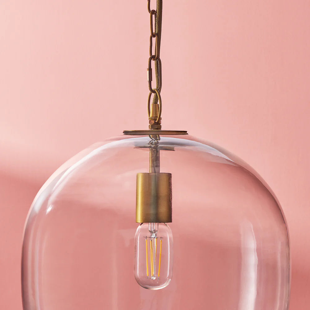 Pooky Zindarella Pendant in clear glass