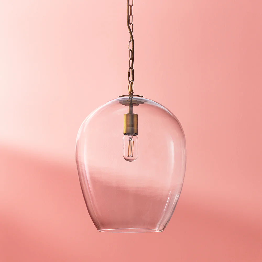 Pooky Zindarella Pendant in clear glass