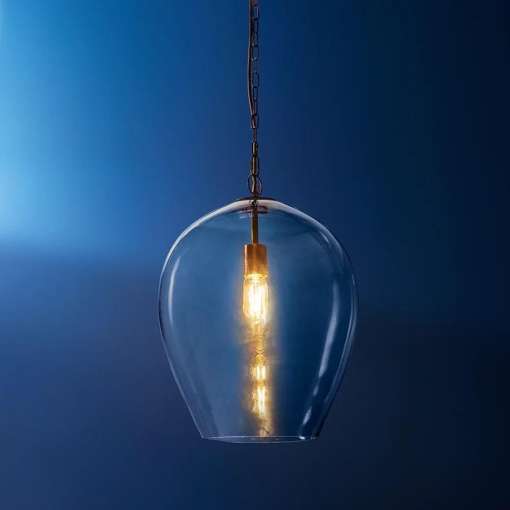 Pooky Zindarella Pendant in clear glass