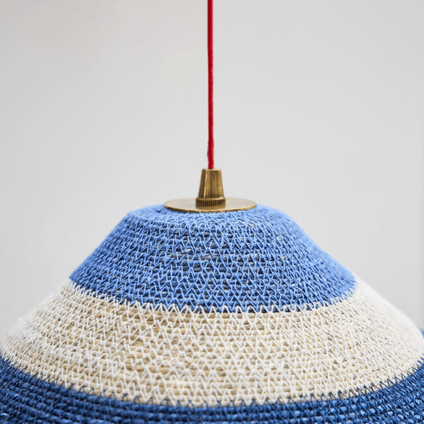 Pooky - Conical Basket Pendant Light Shade - Beachfront