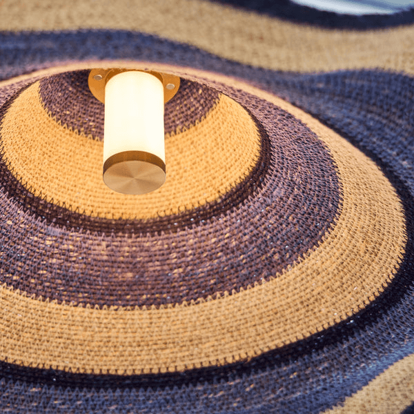 Pooky - Conical Basket Pendant Light Shade - Beachfront