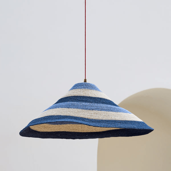 Pooky - Conical Basket Pendant Light Shade - Beachfront