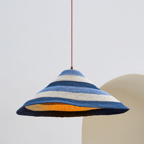 Pooky - Conical Basket Pendant Light Shade - Beachfront