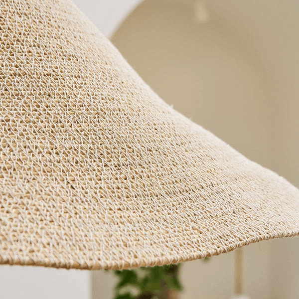 Pooky - Conical Basket Pendant Light Shade - Natural