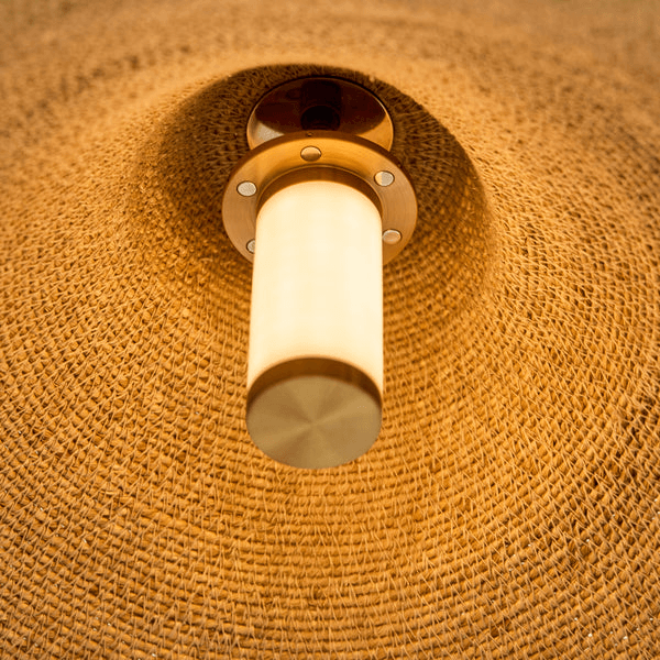 Pooky - Conical Basket Pendant Light Shade - Natural