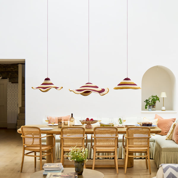 Pooky - Conical Basket Pendant Light Shade - Spices