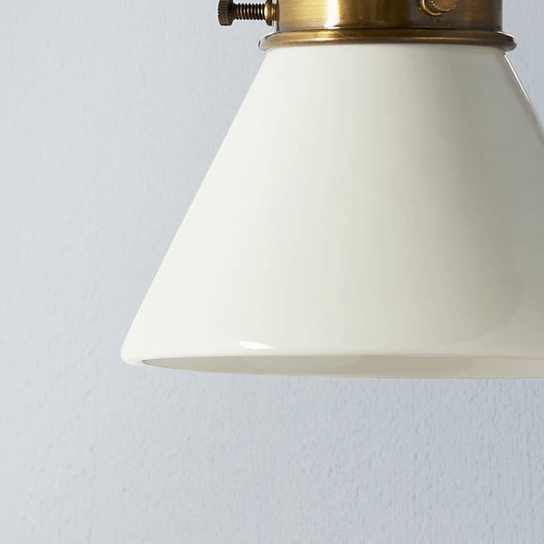Pooky - Flora Ceramic Pendant Light Shade - Aran Glaze