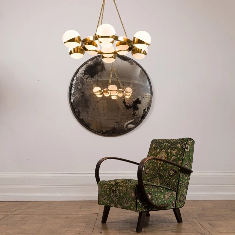 Pure White Lines Lucca Sputnik Chandelier