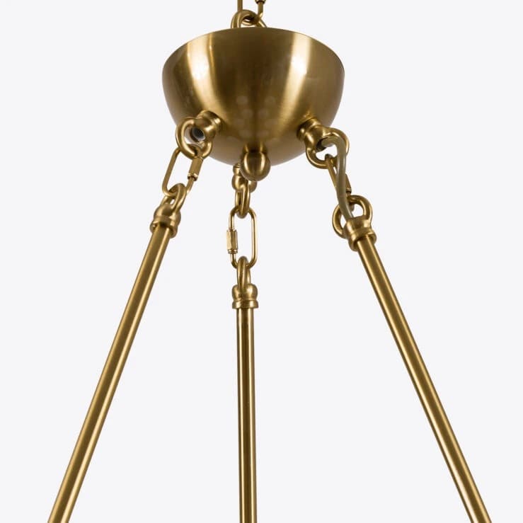Pure White Lines Lucca Sputnik Chandelier