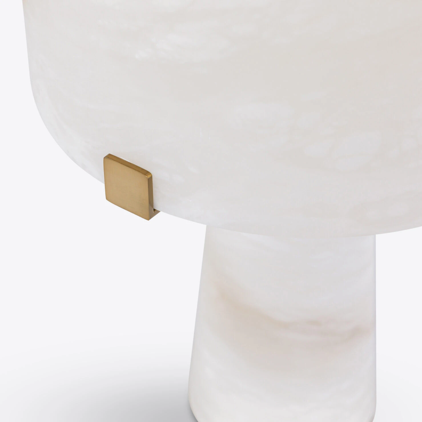 Pure White Lines - Eris Table Lamp - Large