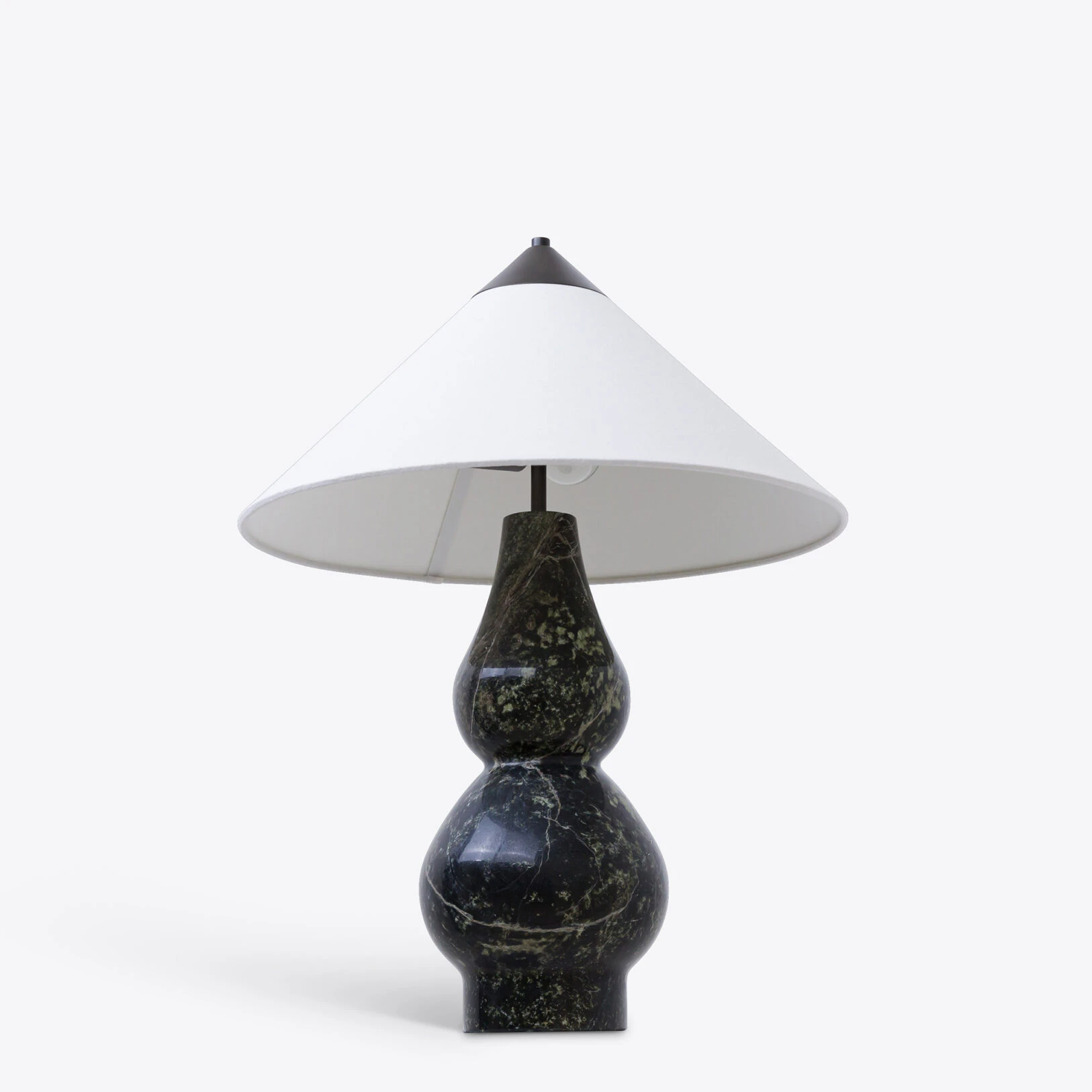 Pure White Lines - Yuki Table Lamp - Green
