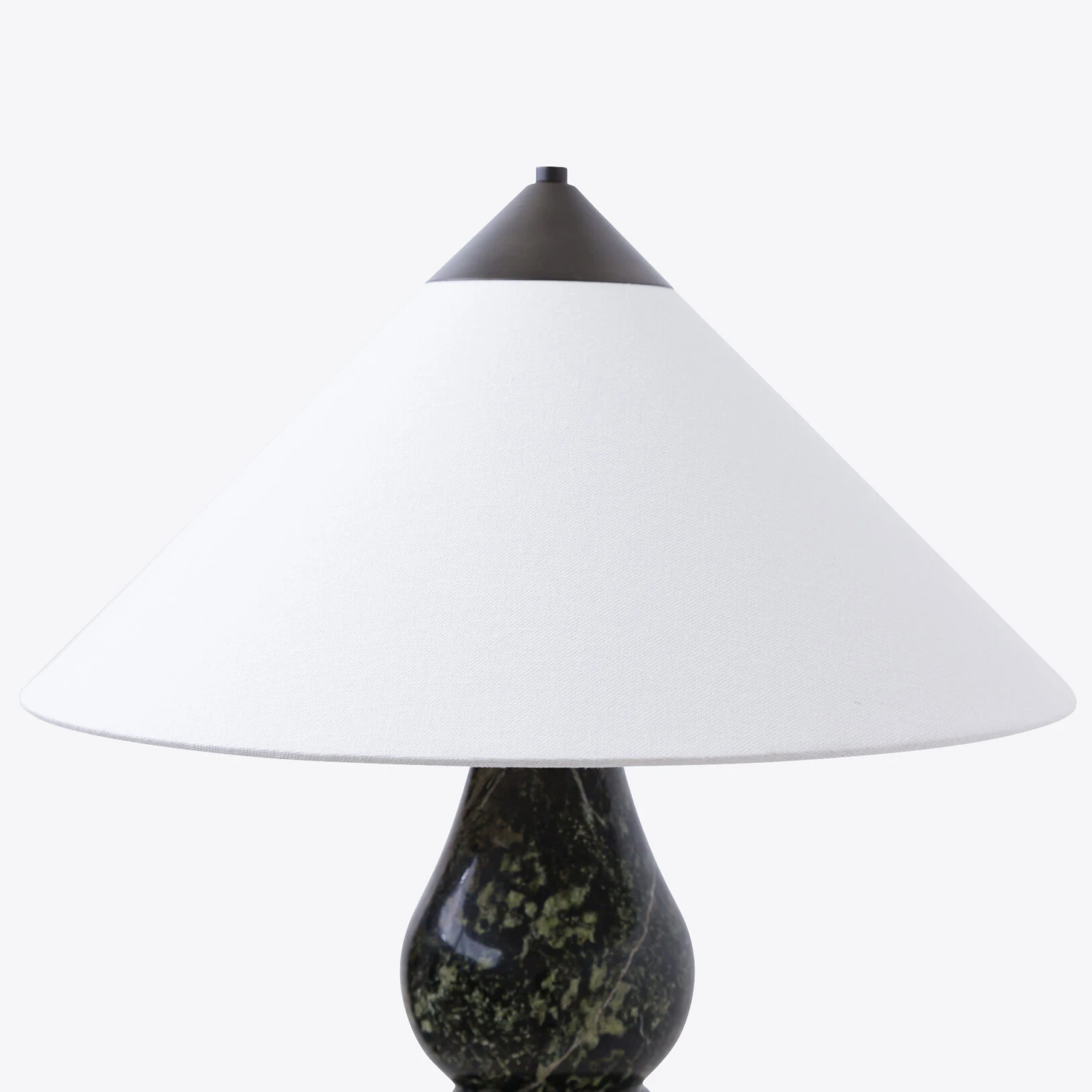 Pure White Lines - Yuki Table Lamp - Green