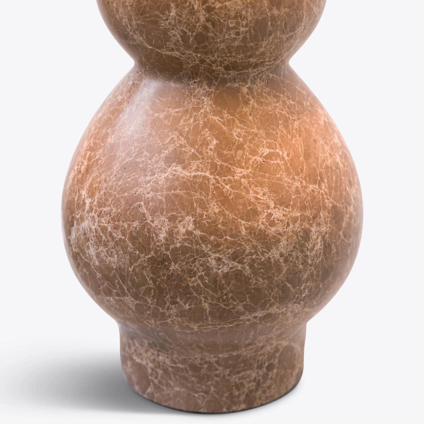 Pure White Lines - Yuki Table Lamp - Beige