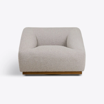 Pure White Lines - Xavier Bouclé Armchair - Parisian Gray