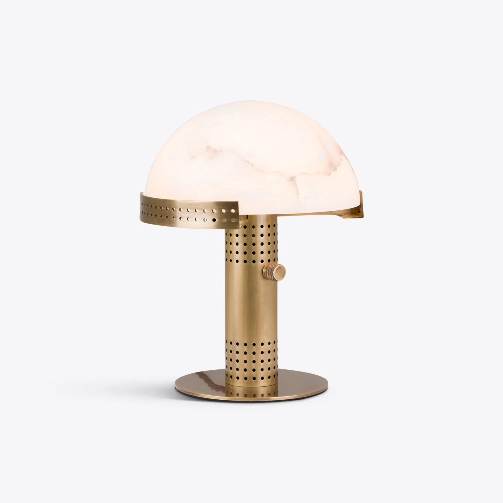 Pure White Lines - Bronx Table lamp Antique – Antique Brass - Small