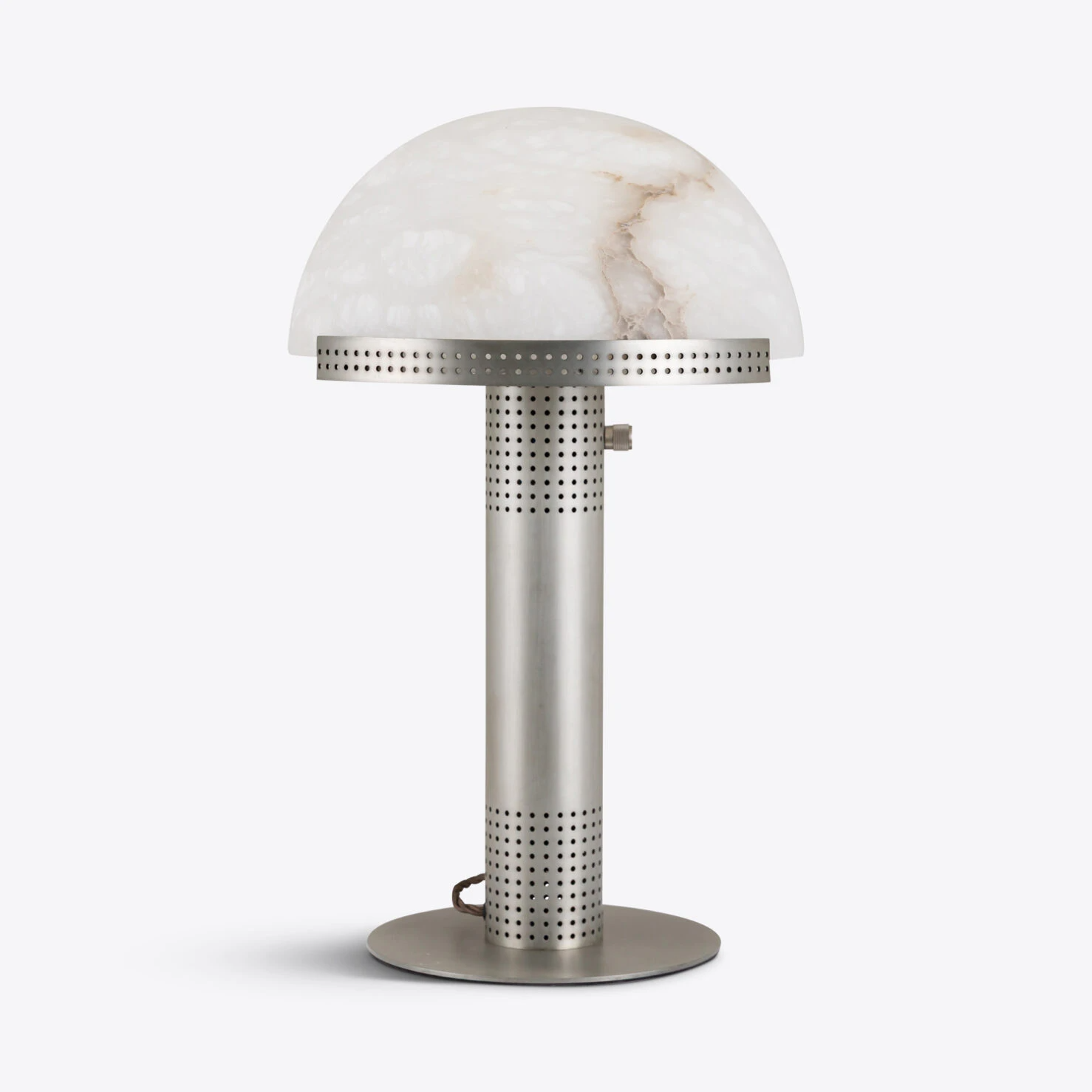 Pure White Lines - Bronx Table lamp – Vintage Silver - Large