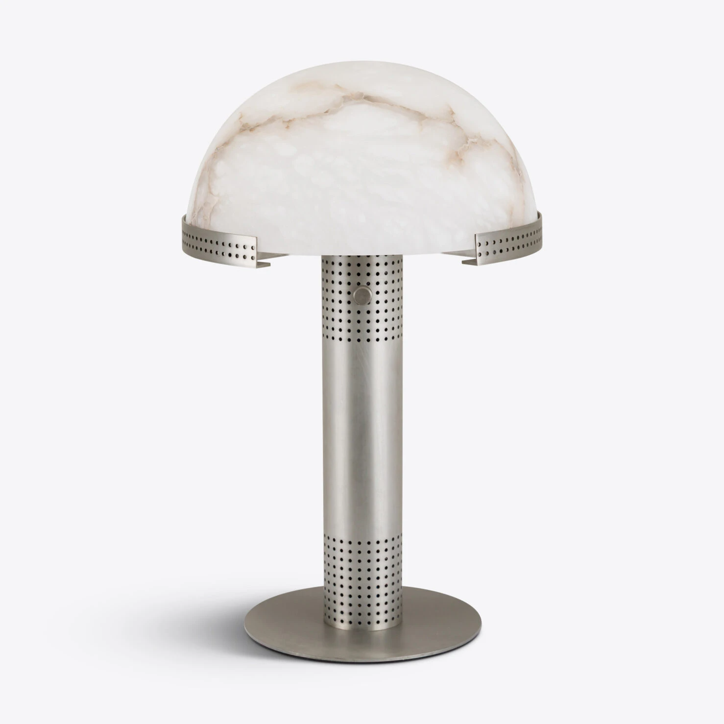 Pure White Lines - Bronx Table lamp – Vintage Silver - Small