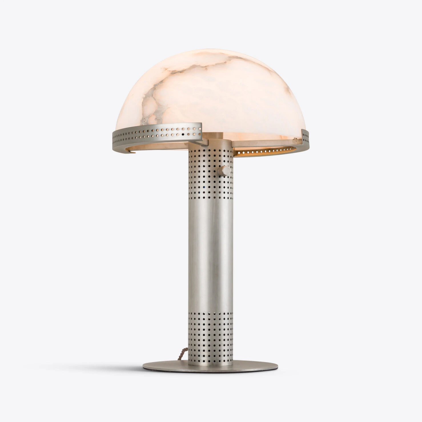 Pure White Lines - Bronx Table lamp – Vintage Silver - Small