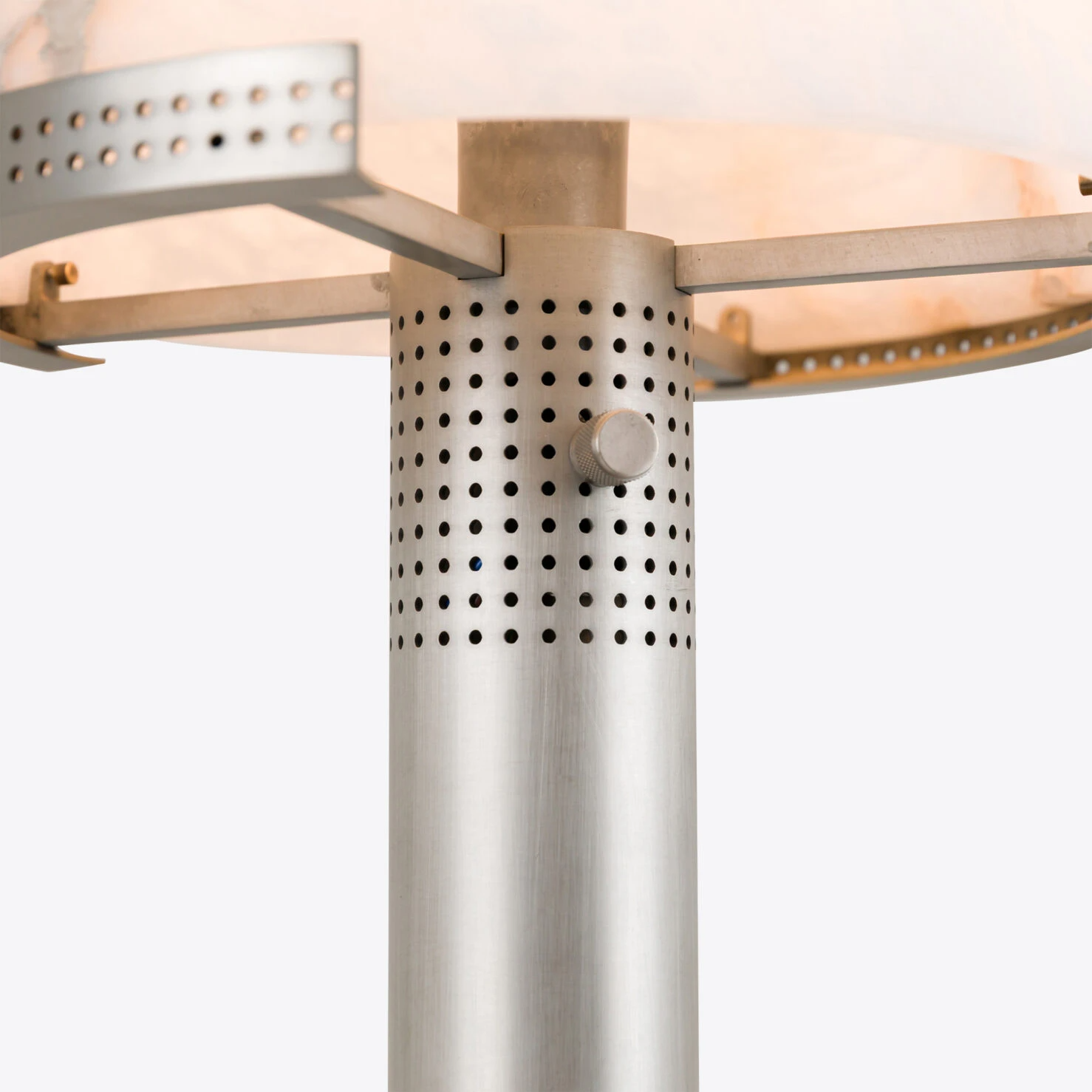 Pure White Lines - Bronx Table lamp – Vintage Silver - Large