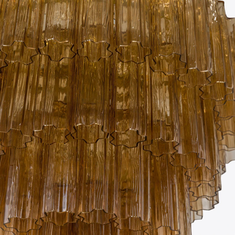 Pure White Lines Freccia Treviso Chandelier
