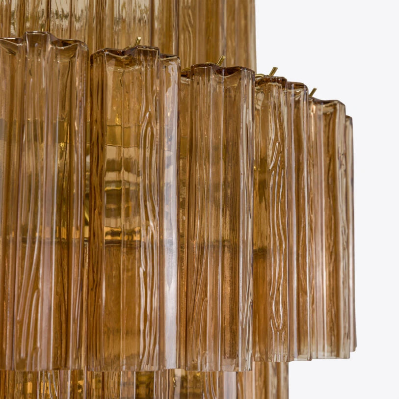 Pure White Lines Freccia Treviso Chandelier