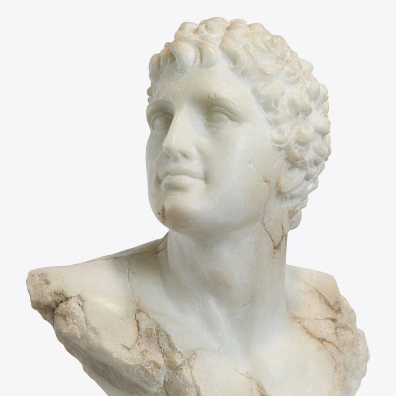 Pure White Lines A Bust Of A Young Apollo