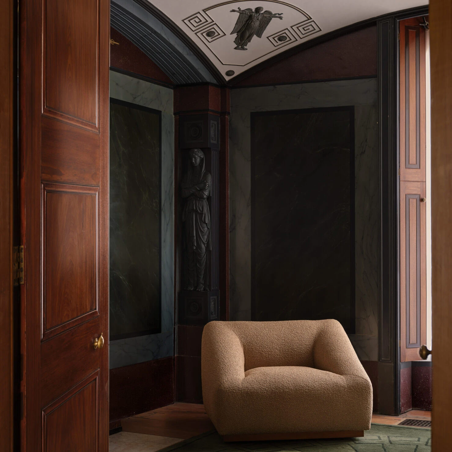 Pure White Lines - Xavier Bouclé Armchair - Parisian Fawn