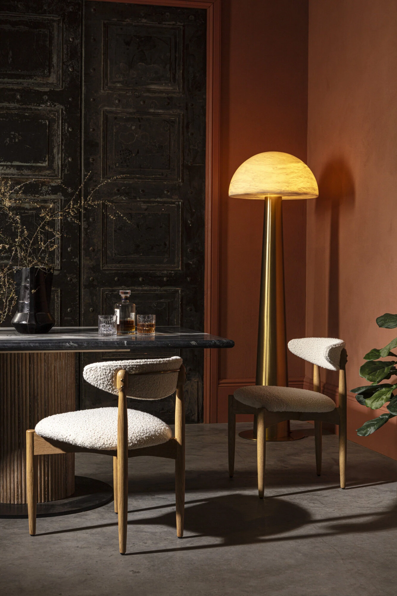 Pure White Lines - Ava Floor Lamp