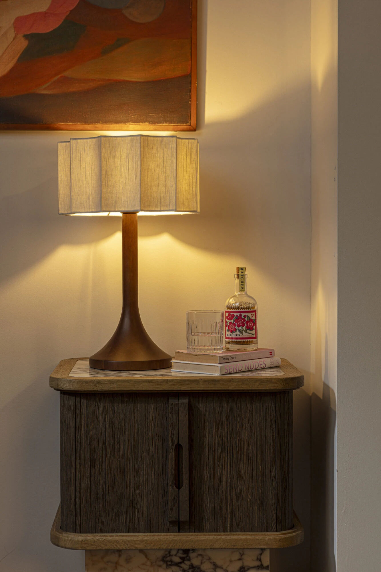 Pure White Lines - Vellum Table Lamp