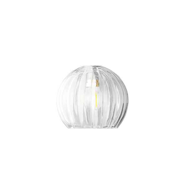 Pooky - Pumpkin Pendant Light Shade - Smaller - Clear Glass