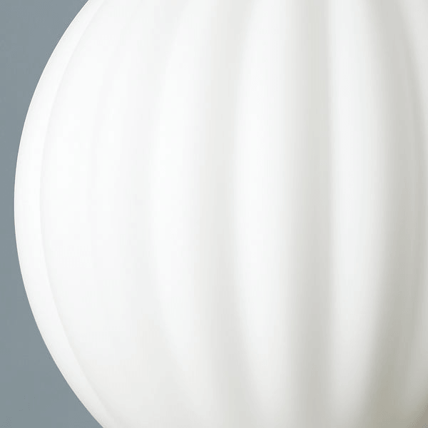 Pooky - Pumpkin Pendant Light Glass Shade - Regular - Opaline Glass