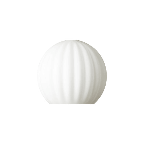 Pooky - Pumpkin Pendant Light Glass Shade - Regular - Opaline Glass