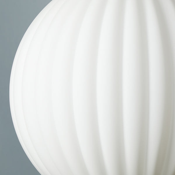 Pooky - Pumpkin Pendant Light Shade - Larger - Opaline Glass